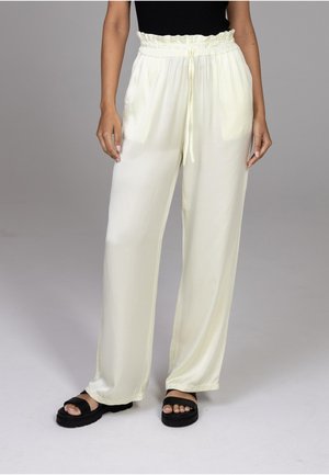 Estelou FLOWING  - Pantalon classique - butter yellow