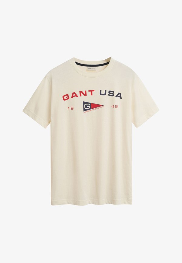 GRAPHIC - Print T-shirt - cream4