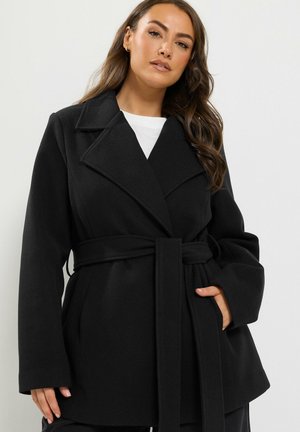 Yours Clothing, PLUS SIZE COATS - Trench - black