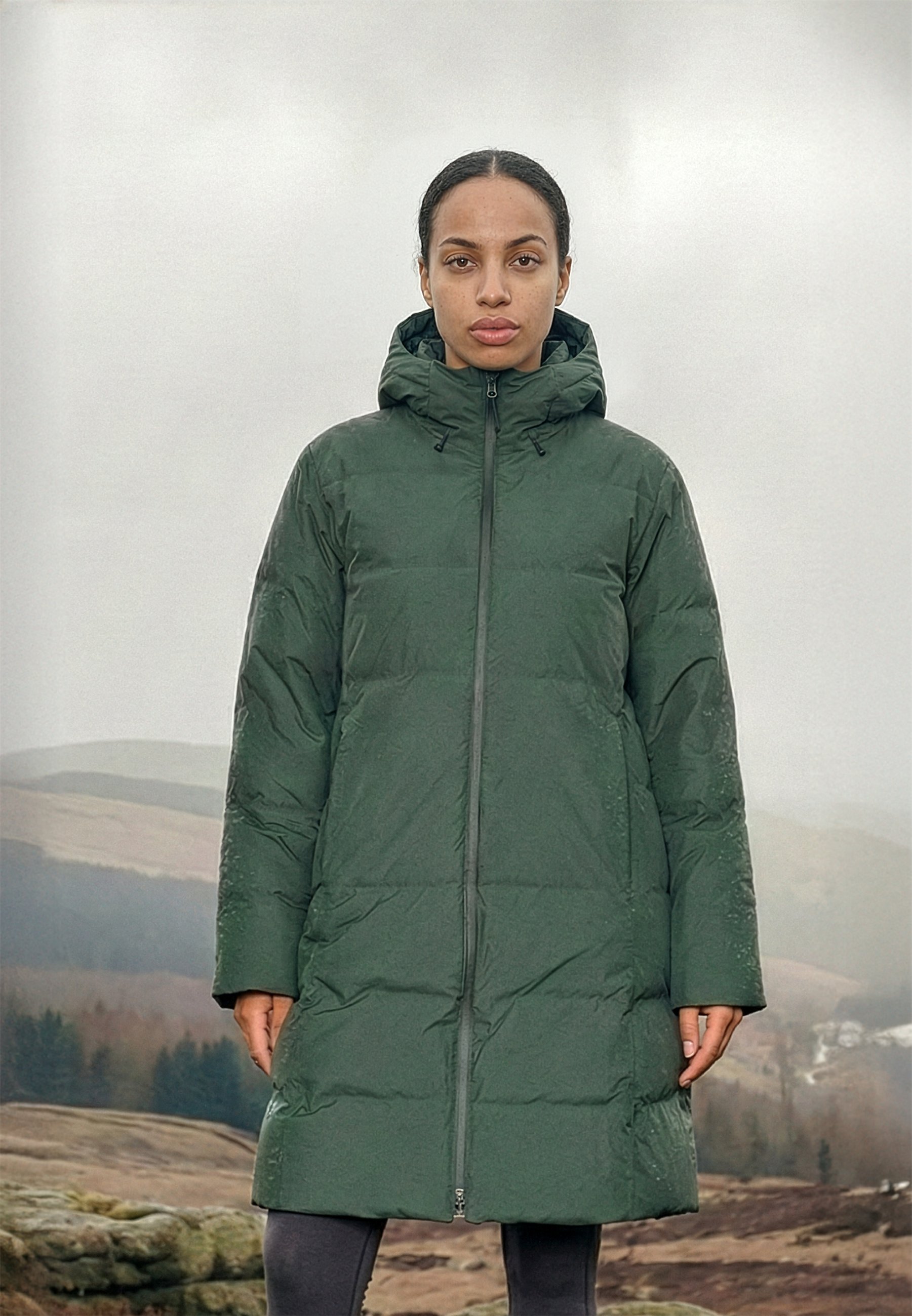 Patagonia JACKSON GLACIER PARKA - Down coat - old growth green