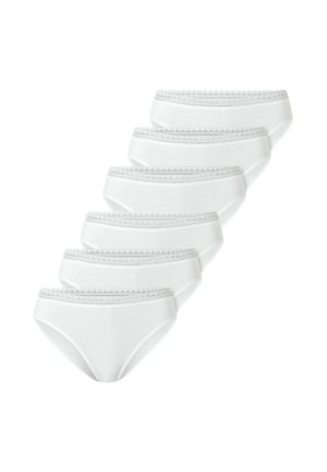 6ER PACK - STRETCH  - Slip - weiß