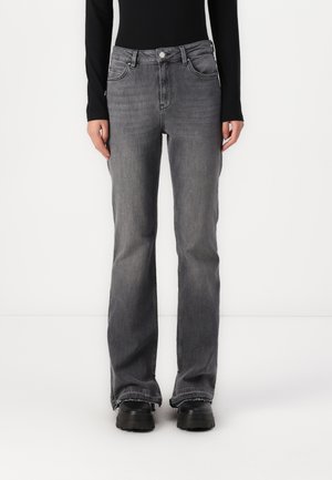NMSHERRY  - Bootcut jeans - dark grey denim
