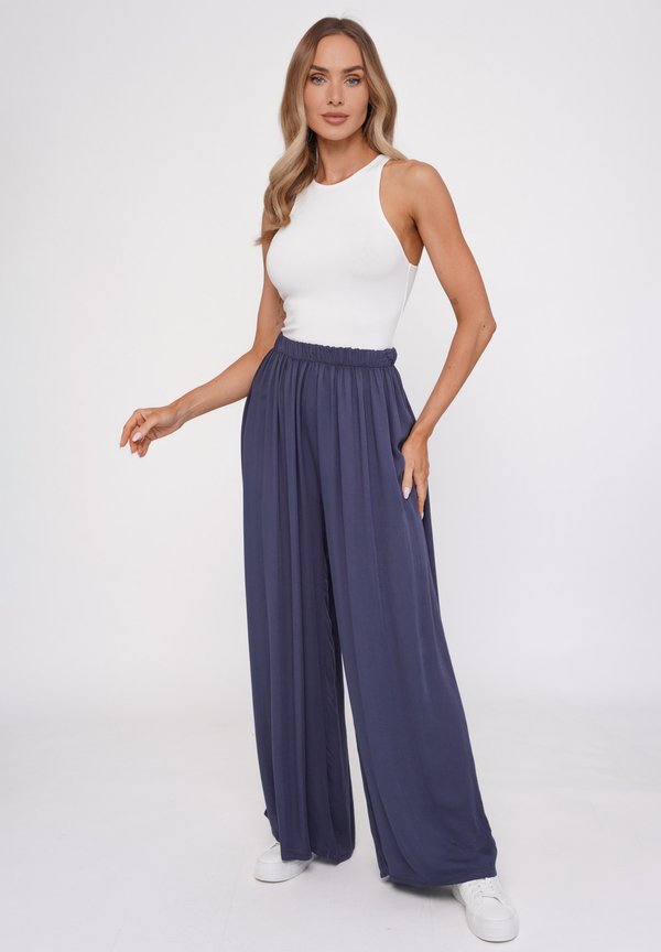 Stoffhose - granatowy