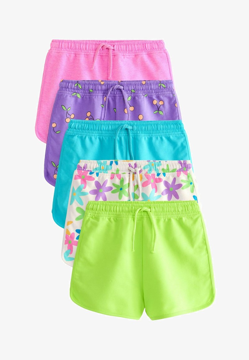 Next 5 PACK-REGULAR FIT - Teplákové kalhoty - purple pink blue lime floral brights