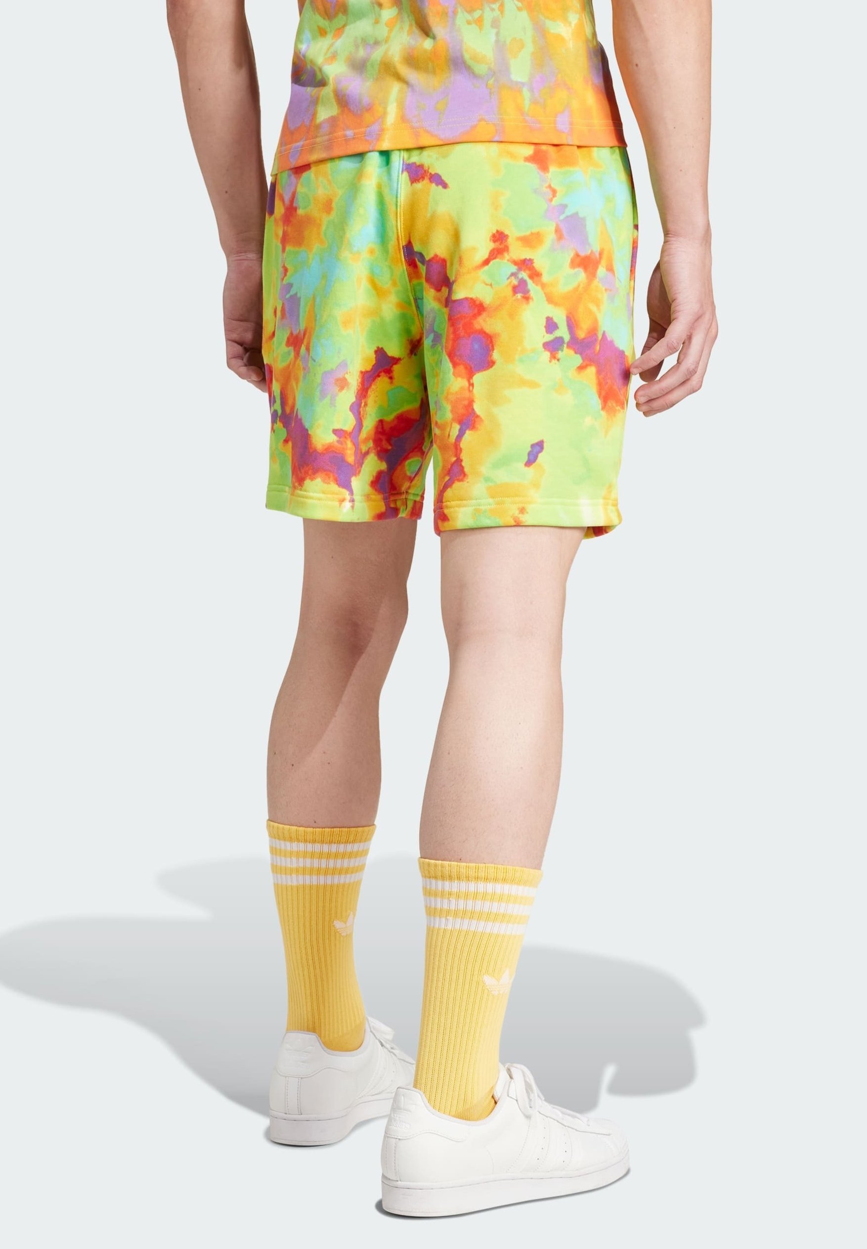 adidas Originals TIE-DYED - Tracksuit bottoms - impact yellow
