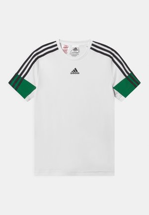 Printtipaita - white/black/green