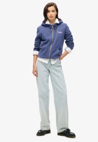 Superdry & Co ESSENTIAL LOGO - Sudadera con cremallera - mariner navy