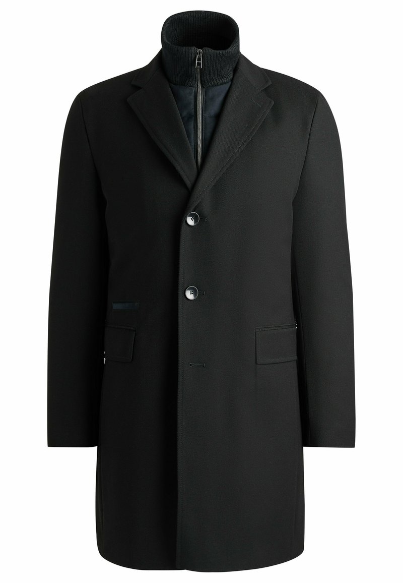 Boss Wintermantel zwart