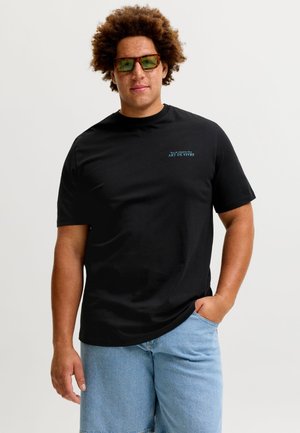 Jack & Jones, Plus Size - T-shirt con stampa - black