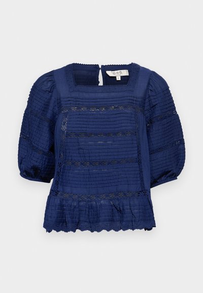Sea ANTONINA PUFF SLEEVED - Μπλούζα - navy