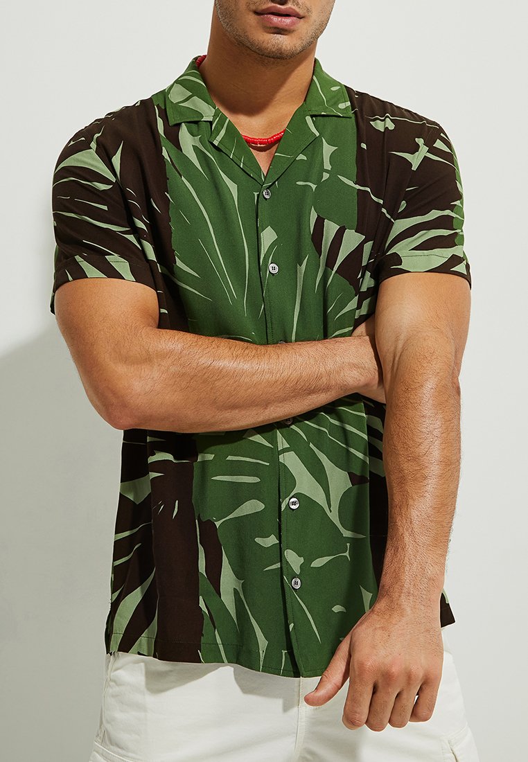 Desigual Overhemd olijfgroen