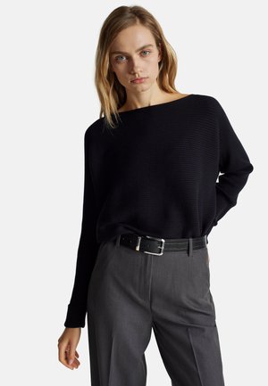United Colors of Benetton BOAT NECK - Svetr - black