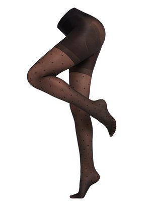 TOTAL SHAPING - Punčocháče - black