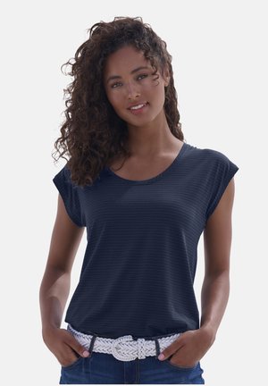 KURZARM - T-Shirt basic - navy
