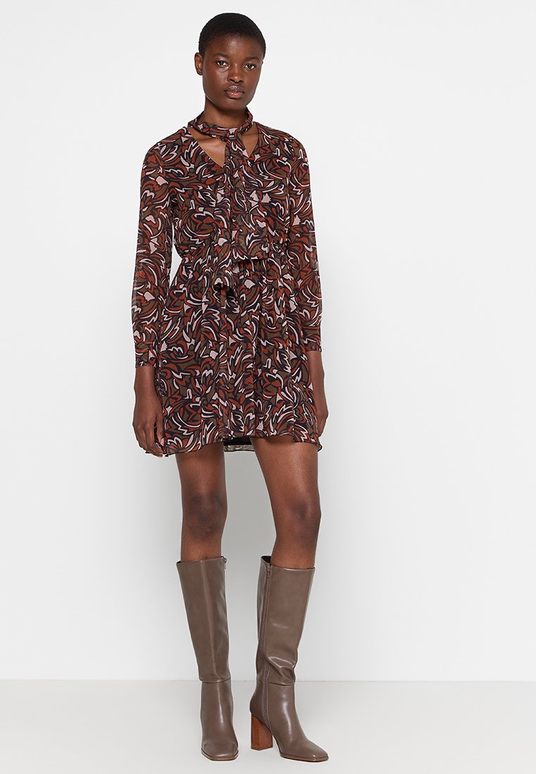 Stefanel Jurk meerkleurig Stefanel Jurk meerkleurig