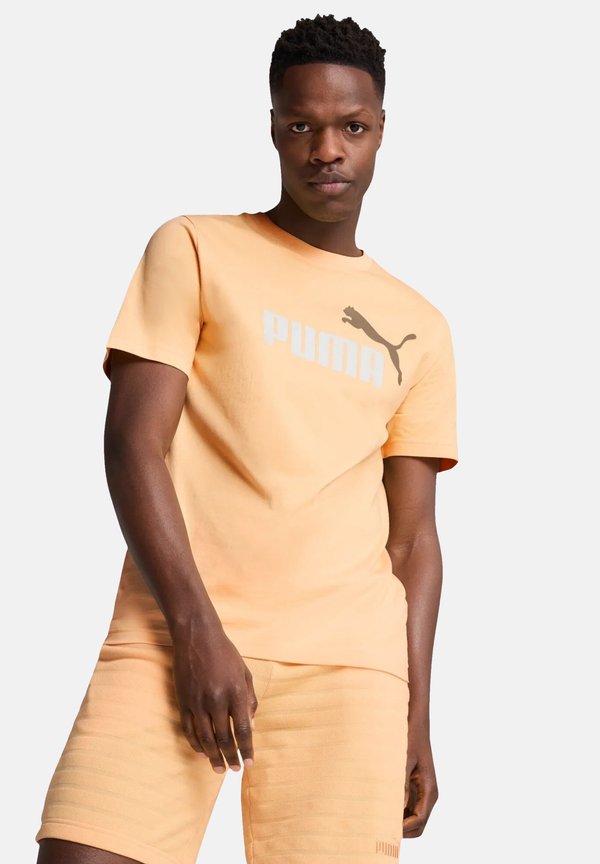 COLOR LOGO TEE - Print T-shirt - almost apricot