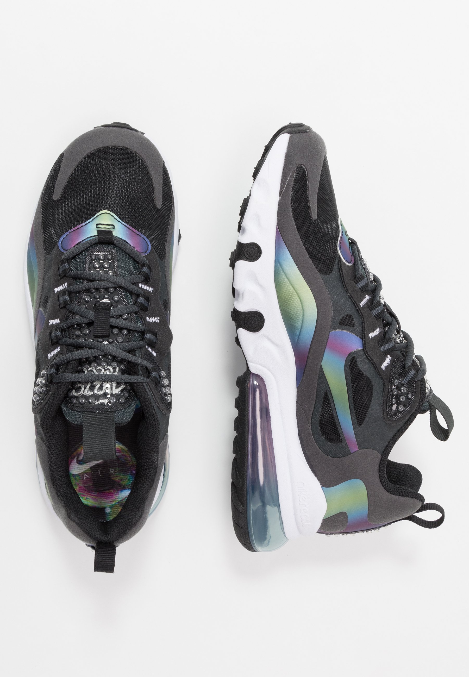 Nike Sportswear Air Max 270 React Trainers Dark Smoke Grey Multicolor Black White Dark Grey Zalando Co Uk