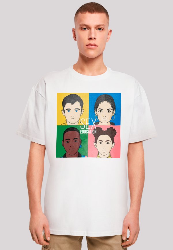 SEX EDUCATION BLUR COVER NETFLIX TV SERIES - T-Shirt print - weiß