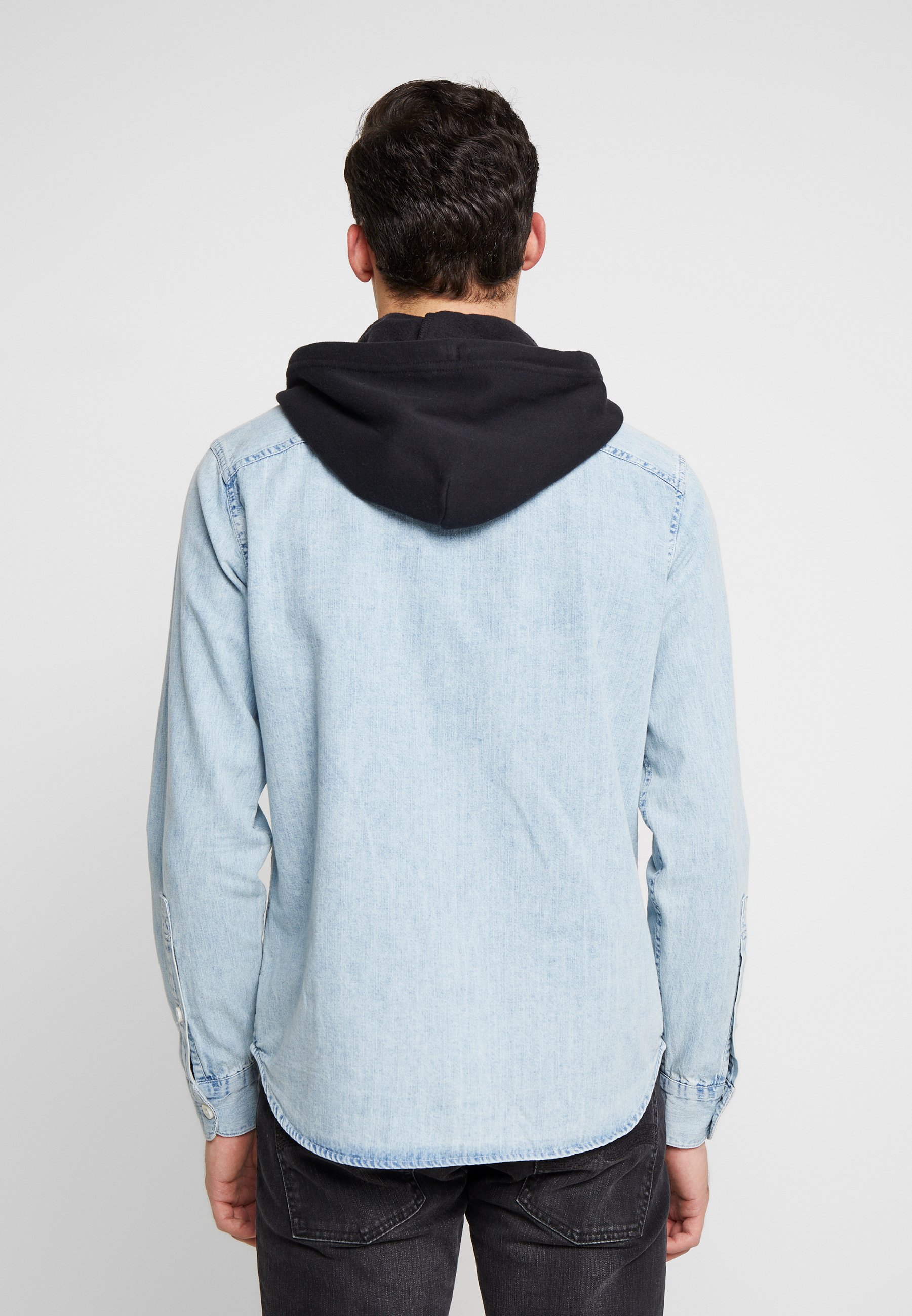 Hollister Co. HOOD Skjorte acid denim Zalando.no Hollister Co. HOOD Skjorte acid denim Zalando.no