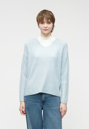 ONLCAMILLA V-NECK LS KNT - Džemper - cashmere blue