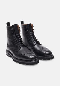 Henry Stevens Bottines à lacets - schwarz