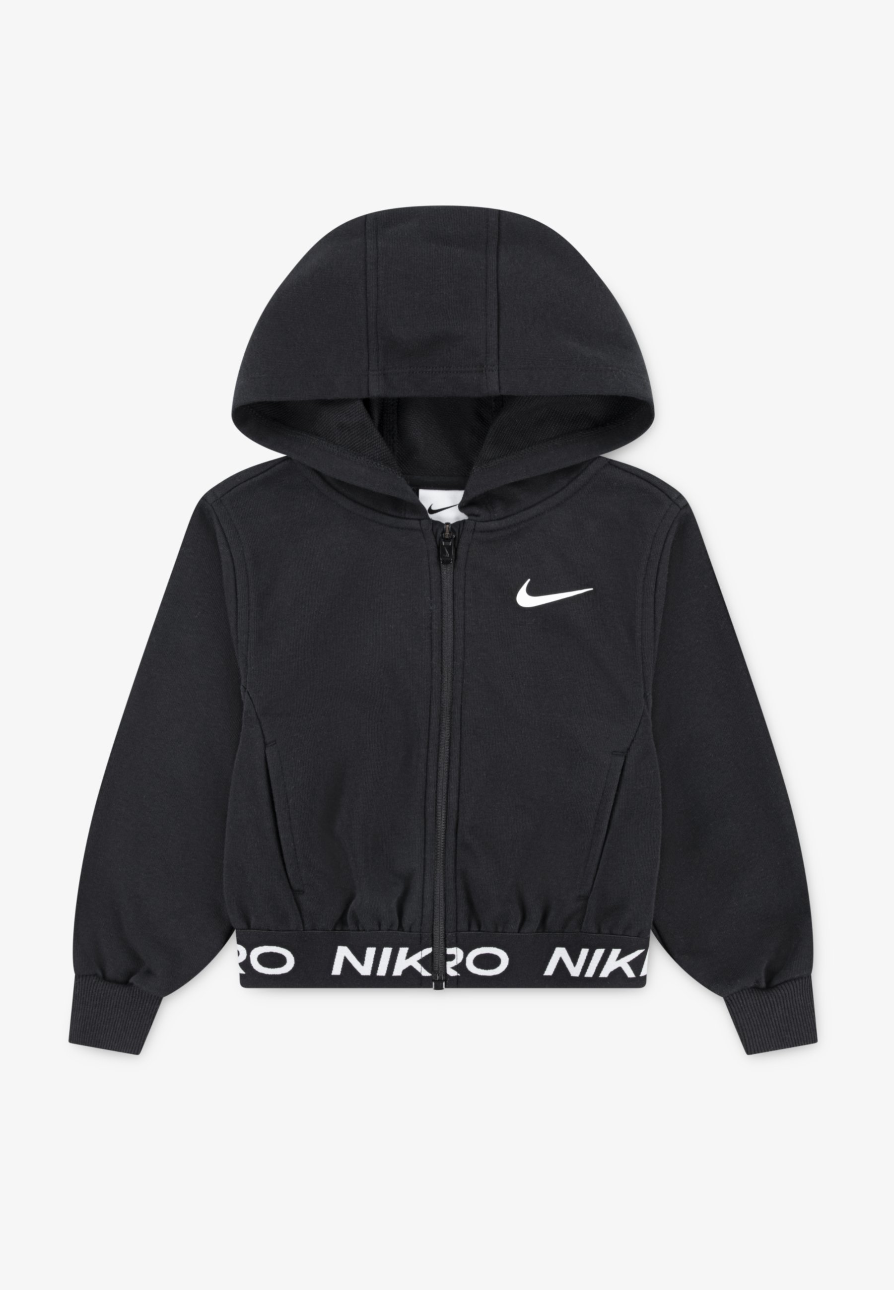 Nike Performance ESSENTIALS HOODIE Felpa con zip black/nero