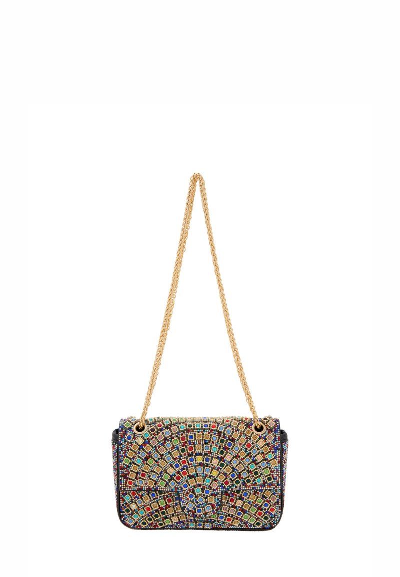 faina FLAP - Keresztpántos táska - black multicolor
