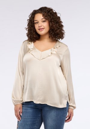 Bluse - beige