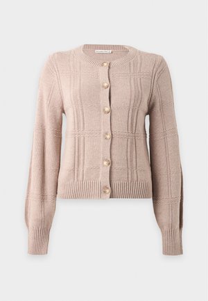 Abercrombie & Fitch, CREW CARDIGAN - Ζακέτα - light brown