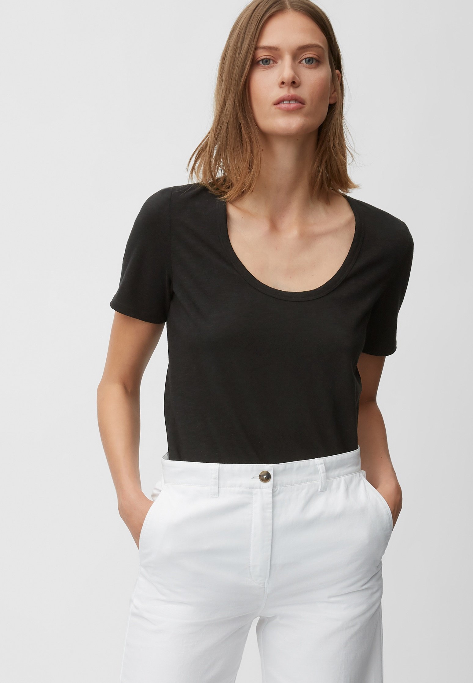 Marc O'Polo SHORT SLEEVE ROUND NECK SOLID T shirt basic Marc O'Polo SHORT SLEEVE ROUNDNECK T shirt basic