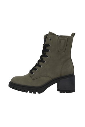 KAENCE - Platform ankle boots - khaki
