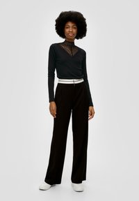 QS Langarmshirt - schwarz