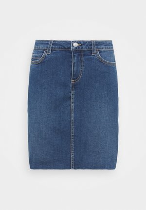 MINI SKIRT - Denimnederdele -  blue denim