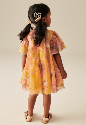 Next FLORAL - REGULAR FIT - Vapaa-ajan mekko - ochre yellow