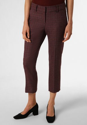 DORA CROPPED - Trousers - bordeaux