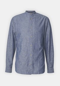 Jack & Jones JJESUMMER BAND LINEN MIX SHIRT - Majica - faded denim