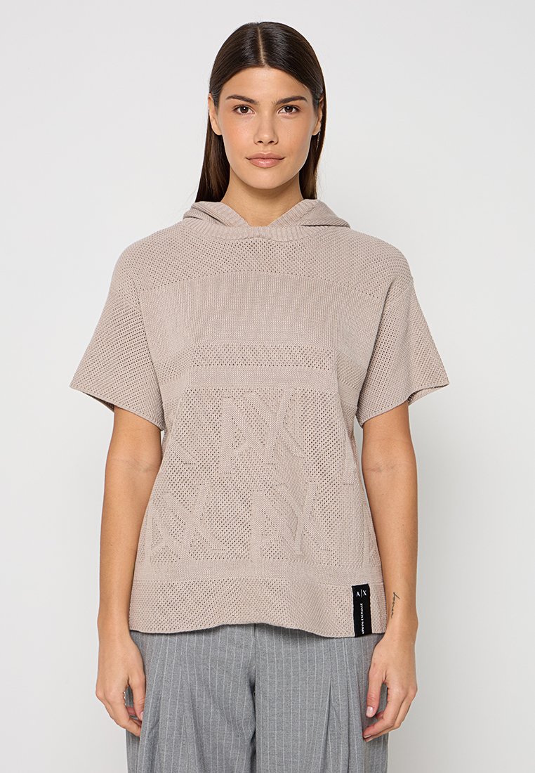 Armani Exchange Hoodie crème Armani Exchange Hoodie crème