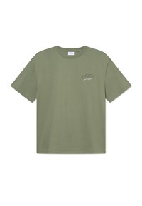 ALLEN - Print T-shirt - oil green