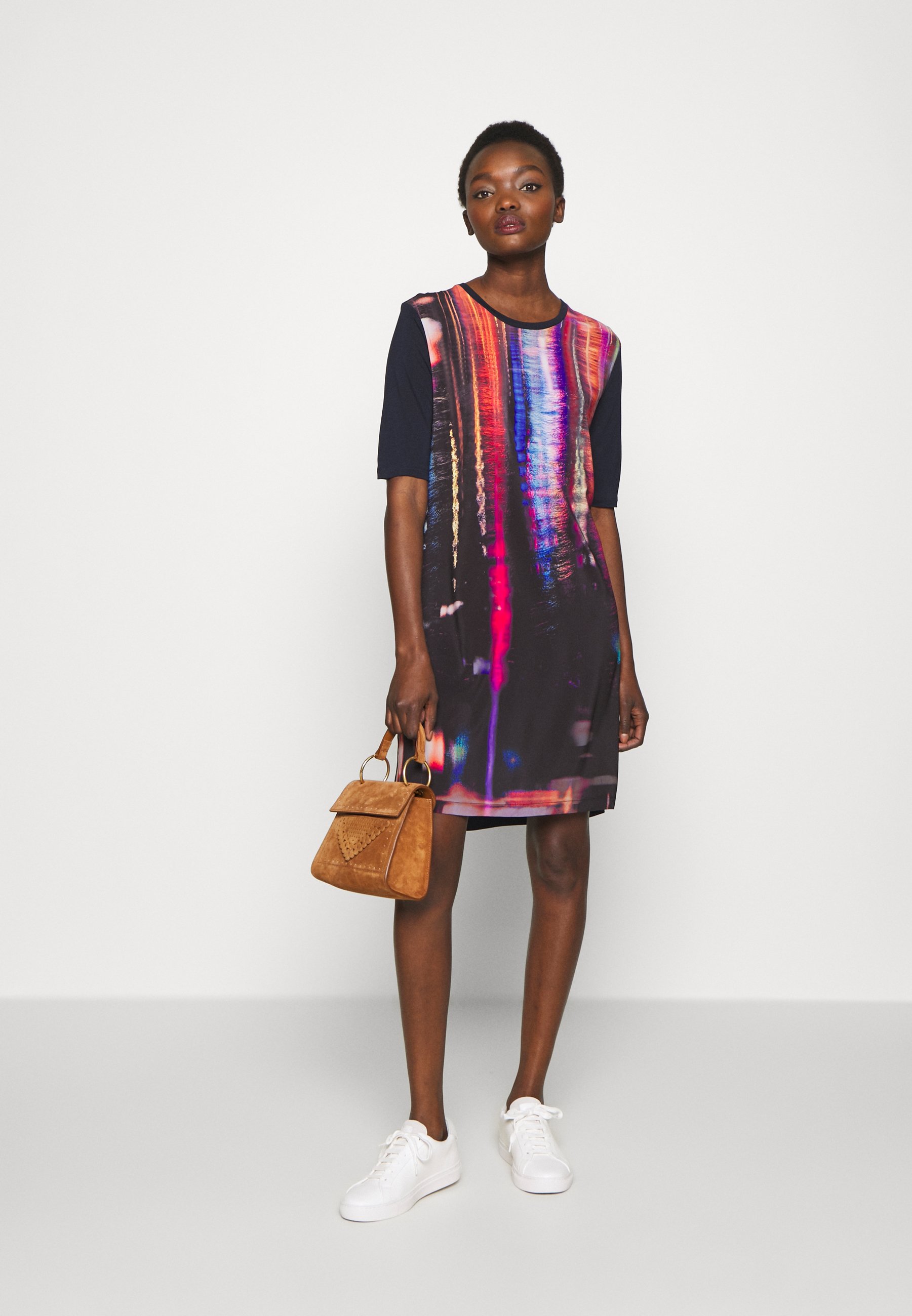 PS Paul Smith Vestito di maglina - navy/multicolor/blu scuro - Zalando.it