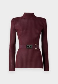 Elisabetta Franchi Maglione rouge noir/bordeaux - Main Image