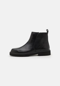 LEATHER - Stiefelette - black