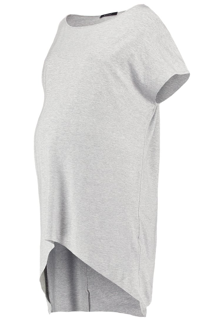 9Fashion T-shirt print grijs gemêleerd