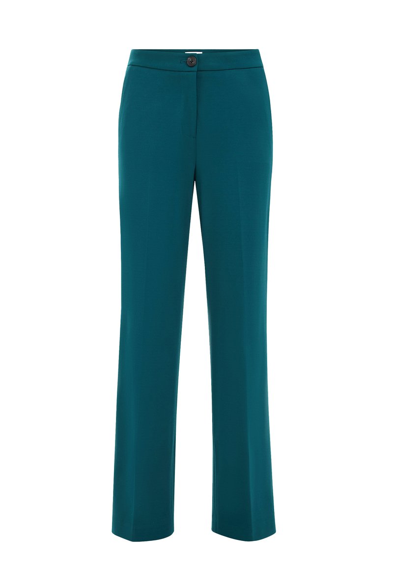 WE Fashion Broek groen gemêleerd