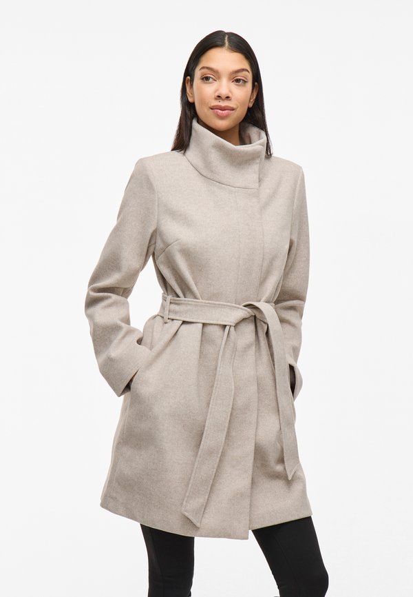 VILOULOU SHORT - Klassischer Mantel - natural melange