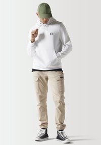 11 DEGREES STREETWEAR - Jersey con capucha - white
