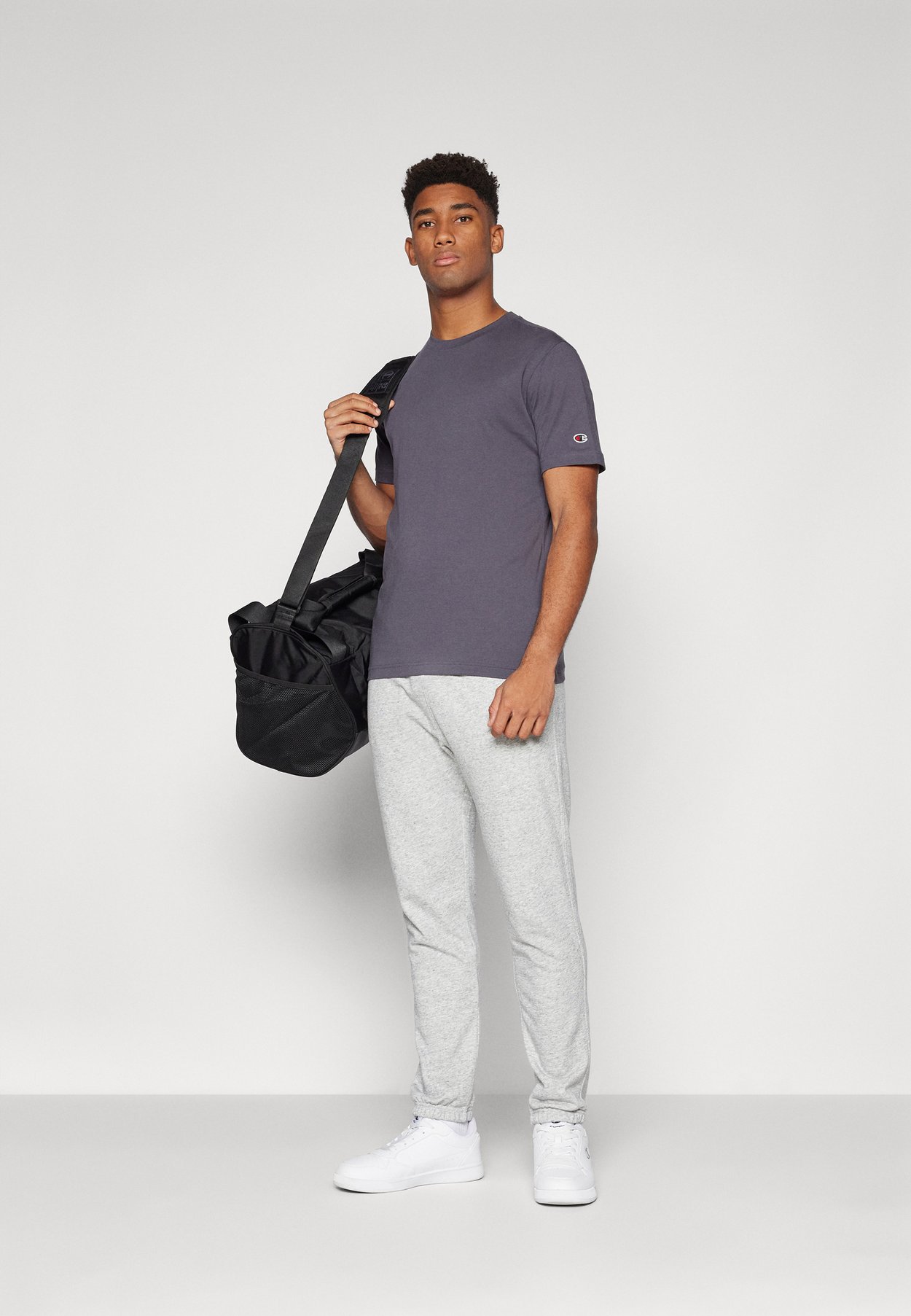 ICONS ELASTIC CUFF PANTS WITH SMALL LOGO