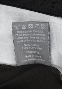 RACE 3-LAYER VEST - Bodywarmer - black charcoal