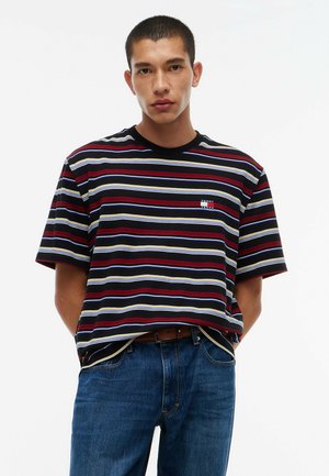 Tommy Jeans, TJM 90S STRIPE TEE - Print T-shirt - black stripe