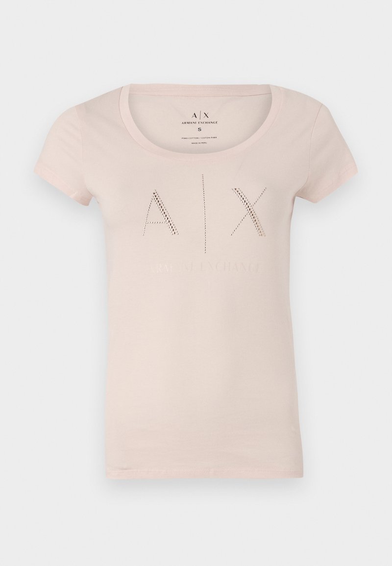 Armani Exchange T-shirt print nude