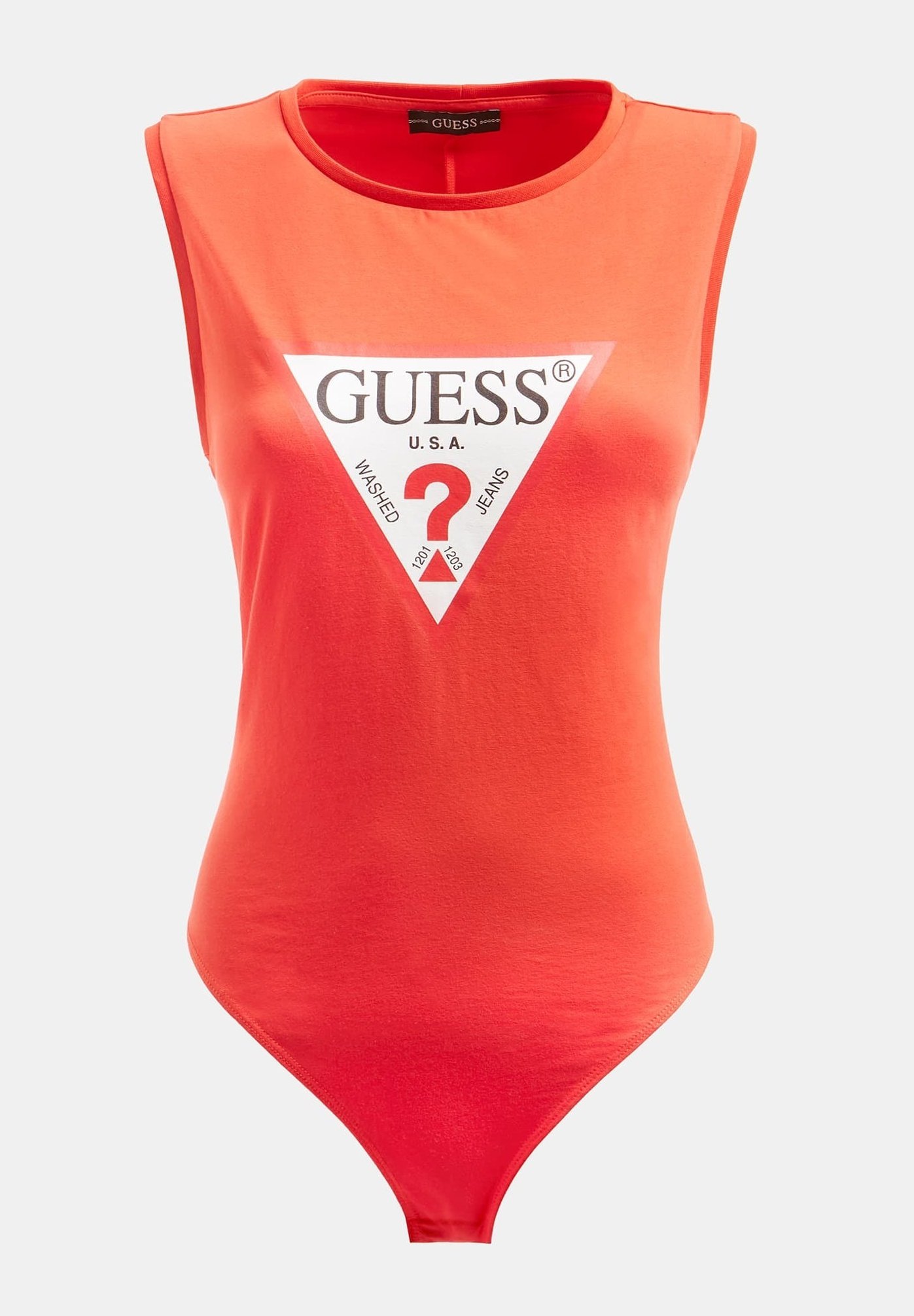 guess red bodysuit